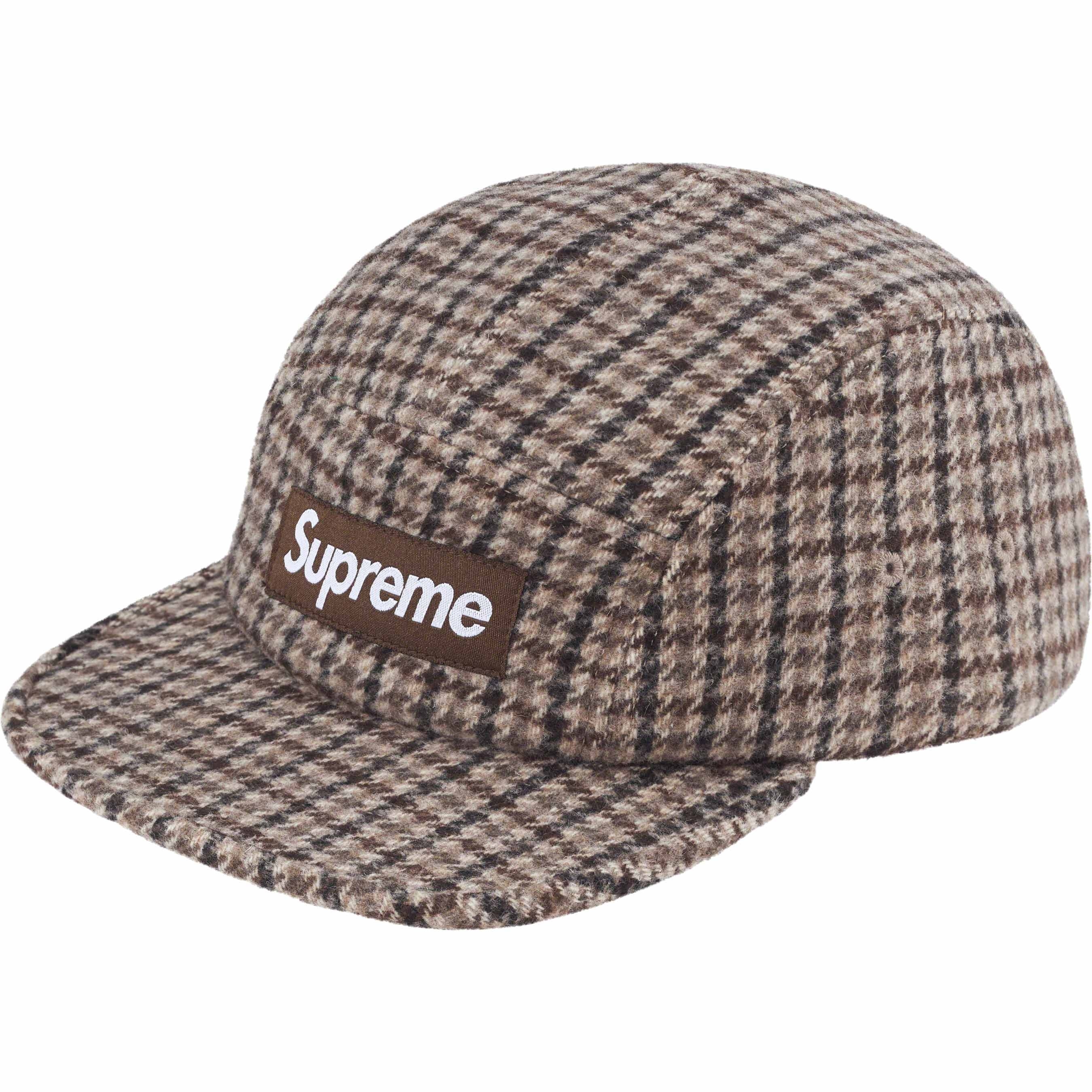 Houndstooth Wool Camp Cap view 4